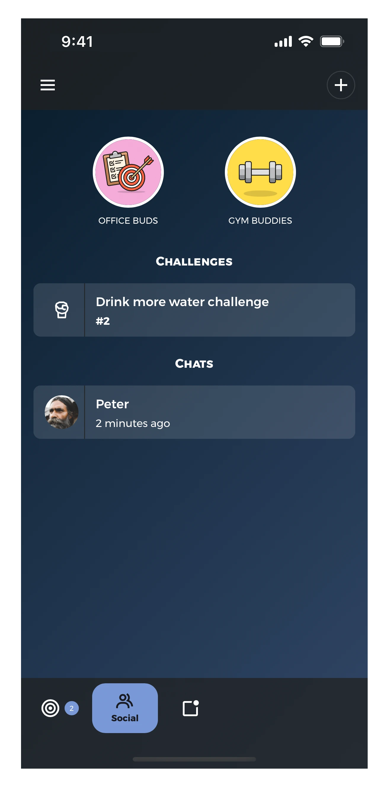 Build your own accountability groups. Share your progress, chat, and inspire.
