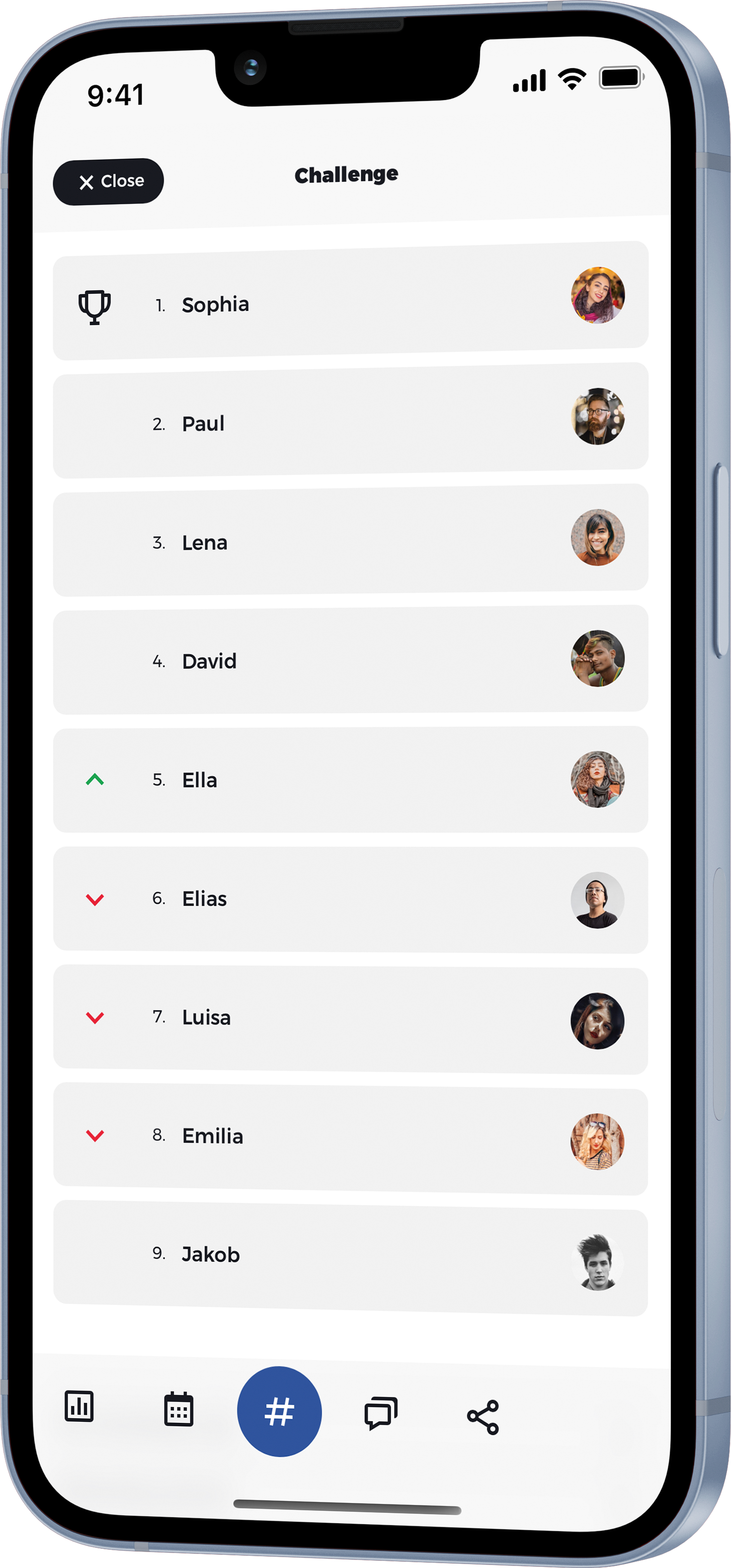 Goalify Challenge Leaderboard