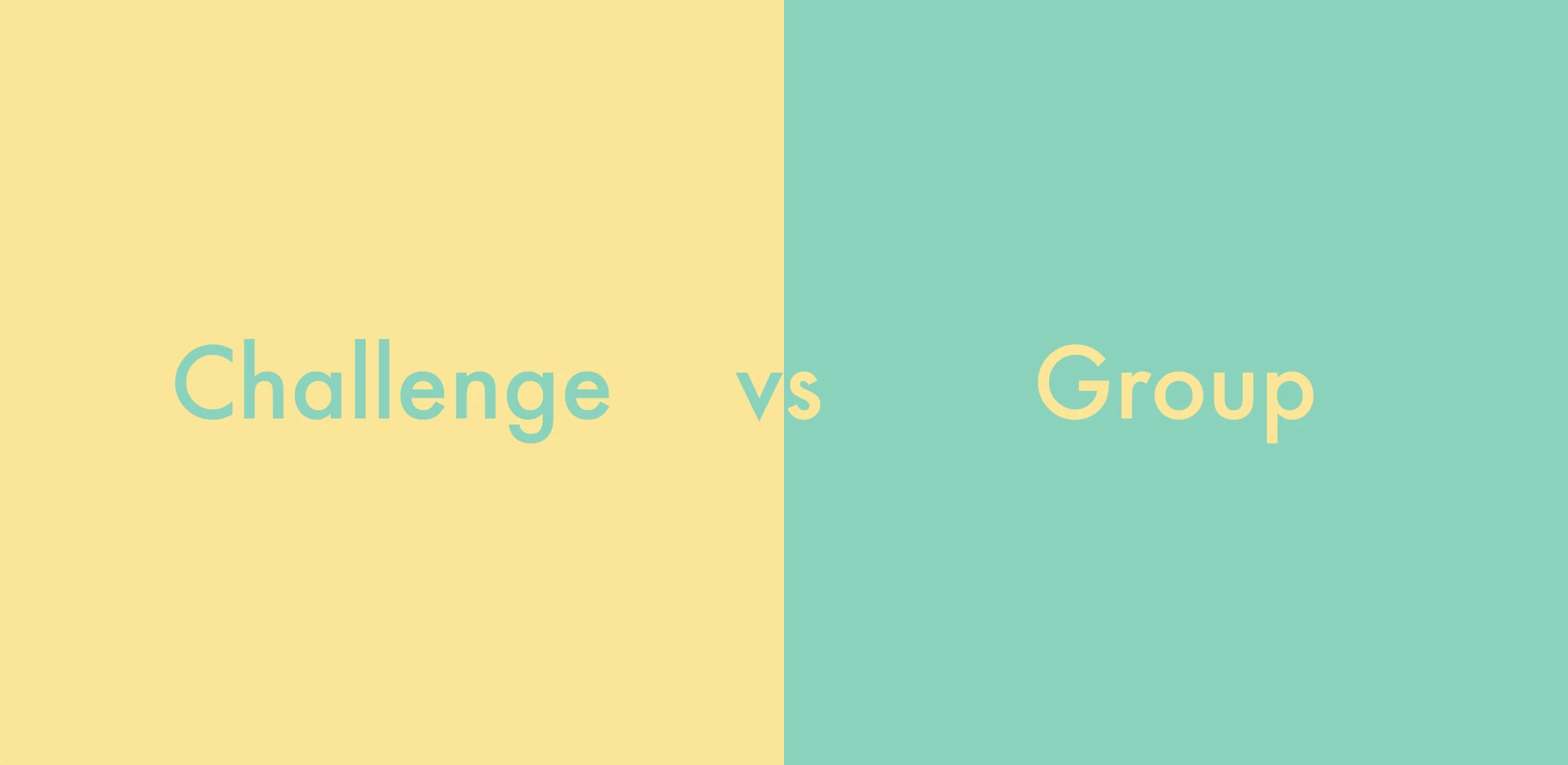 Challenges vs. Gruppen in Goalify: Was sind die Unterschiede?